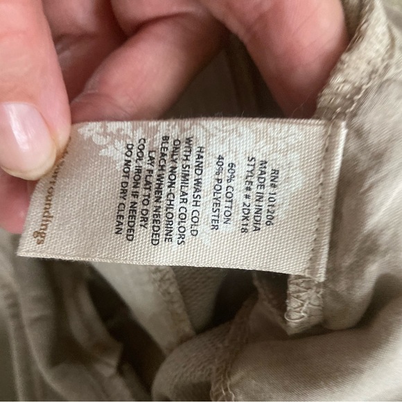 Soft surroundings Straight Leg Ankle pull on pants size L , NWT - Picture 5 of 5